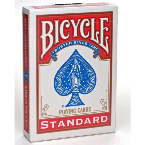 BICYCLE 2 x Decks of Standard 'Rider Back' Playing cards, 1 Red and 1 Blue. - Picture 3 of 5